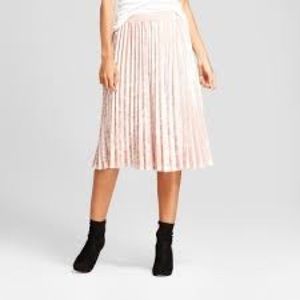 A new day from target velvet pink midi skirt
